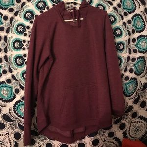 Tek gear maroon crew neck with hood